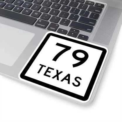 Texas 79 (Texas) (Road Sign) STICKER Vinyl Kiss-Cut Decal - The Sticker Space