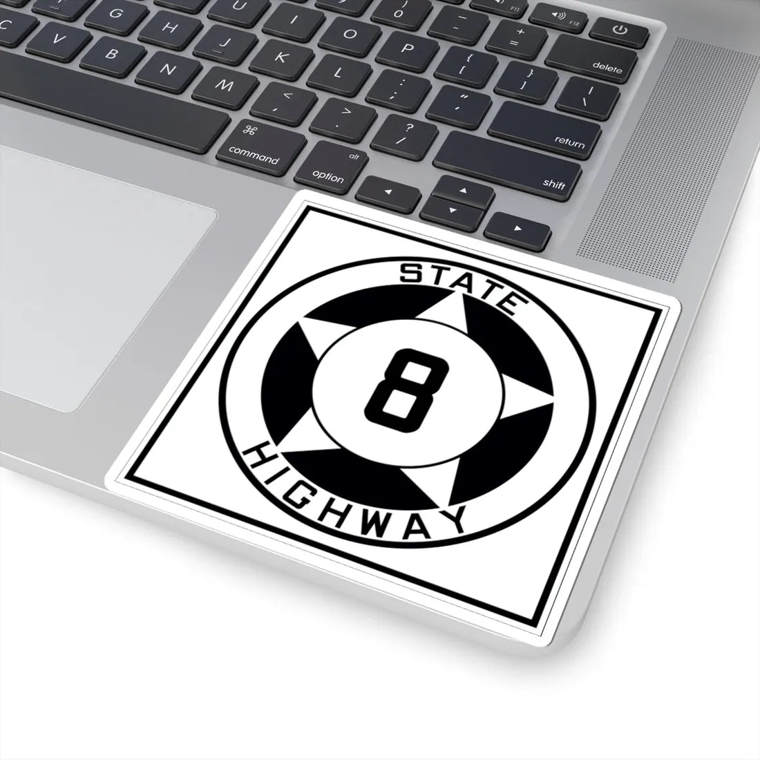 Texas 8 1935 (Texas) (Road Sign) STICKER Vinyl Kiss-Cut Decal - The Sticker Space