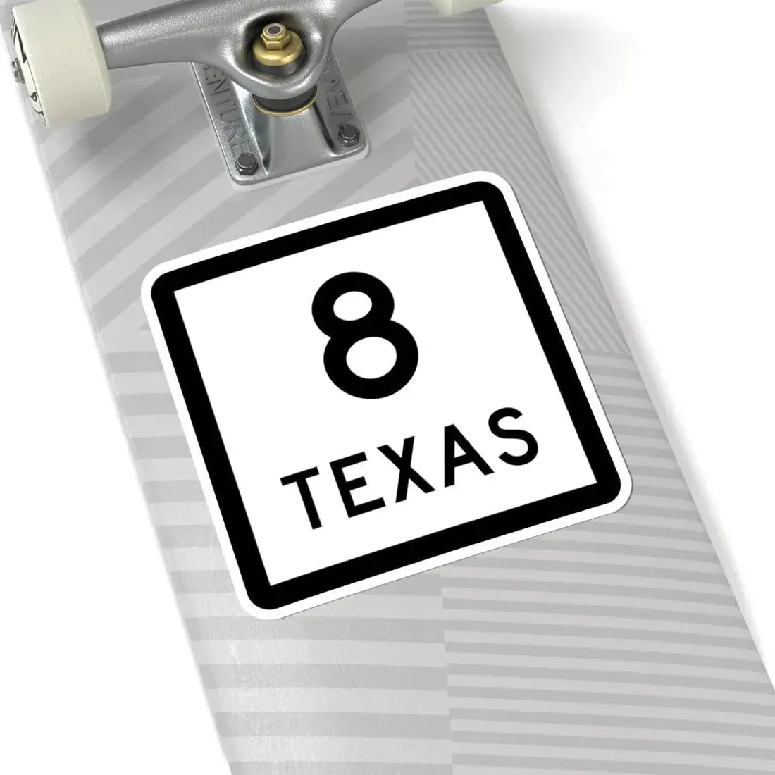 Texas 8 (Texas) (Road Sign) STICKER Vinyl Kiss-Cut Decal - The Sticker Space