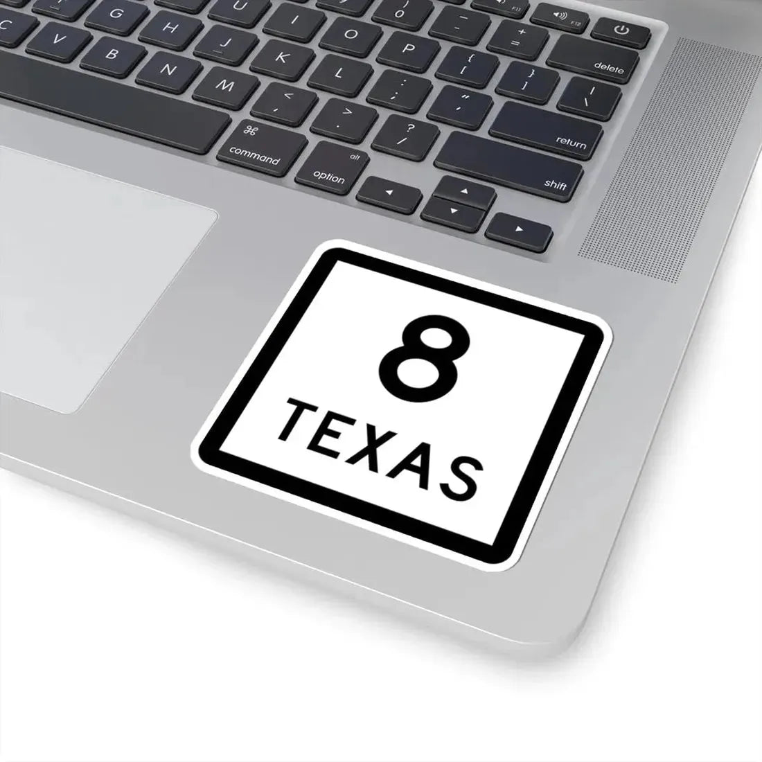 Texas 8 (Texas) (Road Sign) STICKER Vinyl Kiss-Cut Decal - The Sticker Space