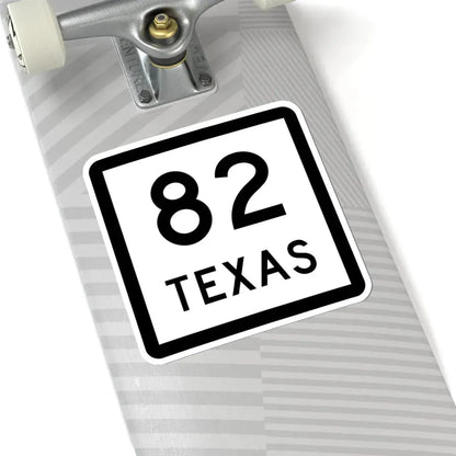 Texas 82 (Texas) (Road Sign) STICKER Vinyl Kiss-Cut Decal - The Sticker Space