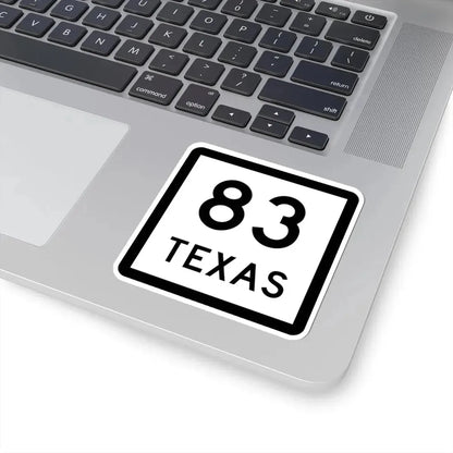 Texas 83 (Texas) (Road Sign) STICKER Vinyl Kiss-Cut Decal - The Sticker Space