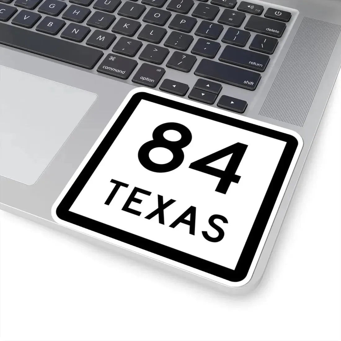 Texas 84 (Texas) (Road Sign) STICKER Vinyl Kiss-Cut Decal - The Sticker Space