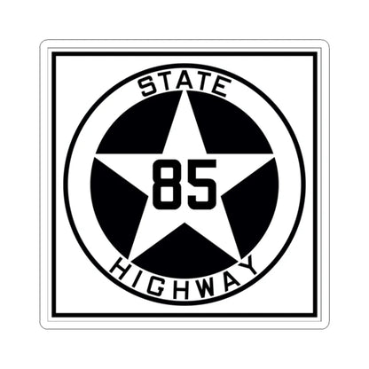 Texas 85 1917 (Texas) (Road Sign) STICKER Vinyl Kiss-Cut Decal 2 Inch White - The Sticker Space