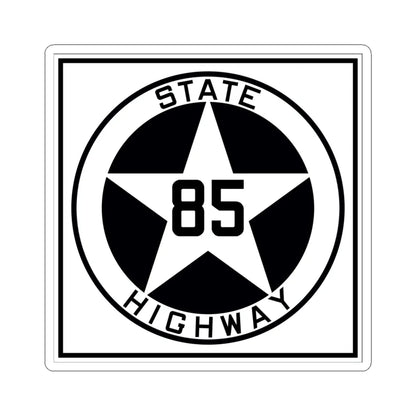 Texas 85 1917 (Texas) (Road Sign) STICKER Vinyl Kiss-Cut Decal 6 Inch White - The Sticker Space