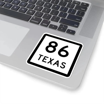 Texas 86 (Texas) (Road Sign) STICKER Vinyl Kiss-Cut Decal - The Sticker Space