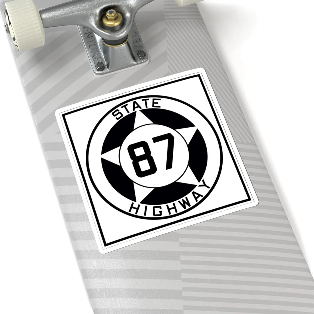 Texas 87 1935 (Texas) (Road Sign) STICKER Vinyl Kiss-Cut Decal - The Sticker Space