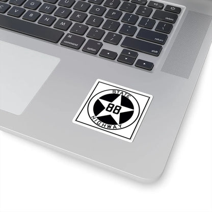 Texas 88 1917 (Texas) (Road Sign) STICKER Vinyl Kiss-Cut Decal - The Sticker Space