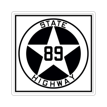 Texas 89 1917 (Texas) (Road Sign) STICKER Vinyl Kiss-Cut Decal 2 Inch White - The Sticker Space