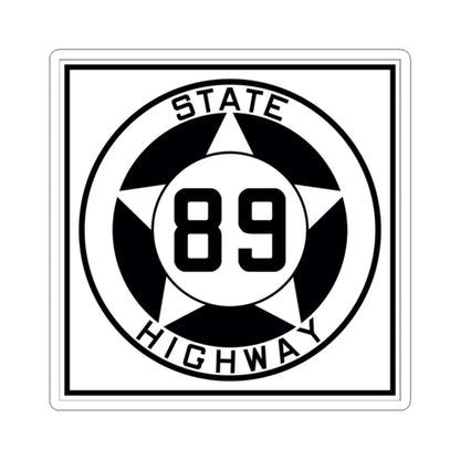 Texas 89 1935 (Texas) (Road Sign) STICKER Vinyl Kiss-Cut Decal 2 Inch White - The Sticker Space