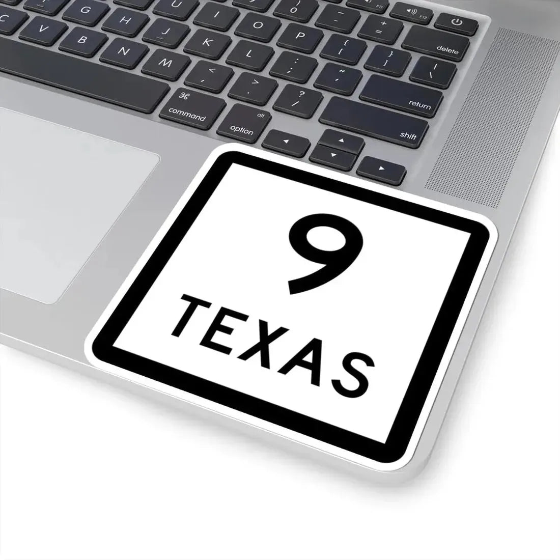 Texas 9 (Texas) (Road Sign) STICKER Vinyl Kiss-Cut Decal - The Sticker Space