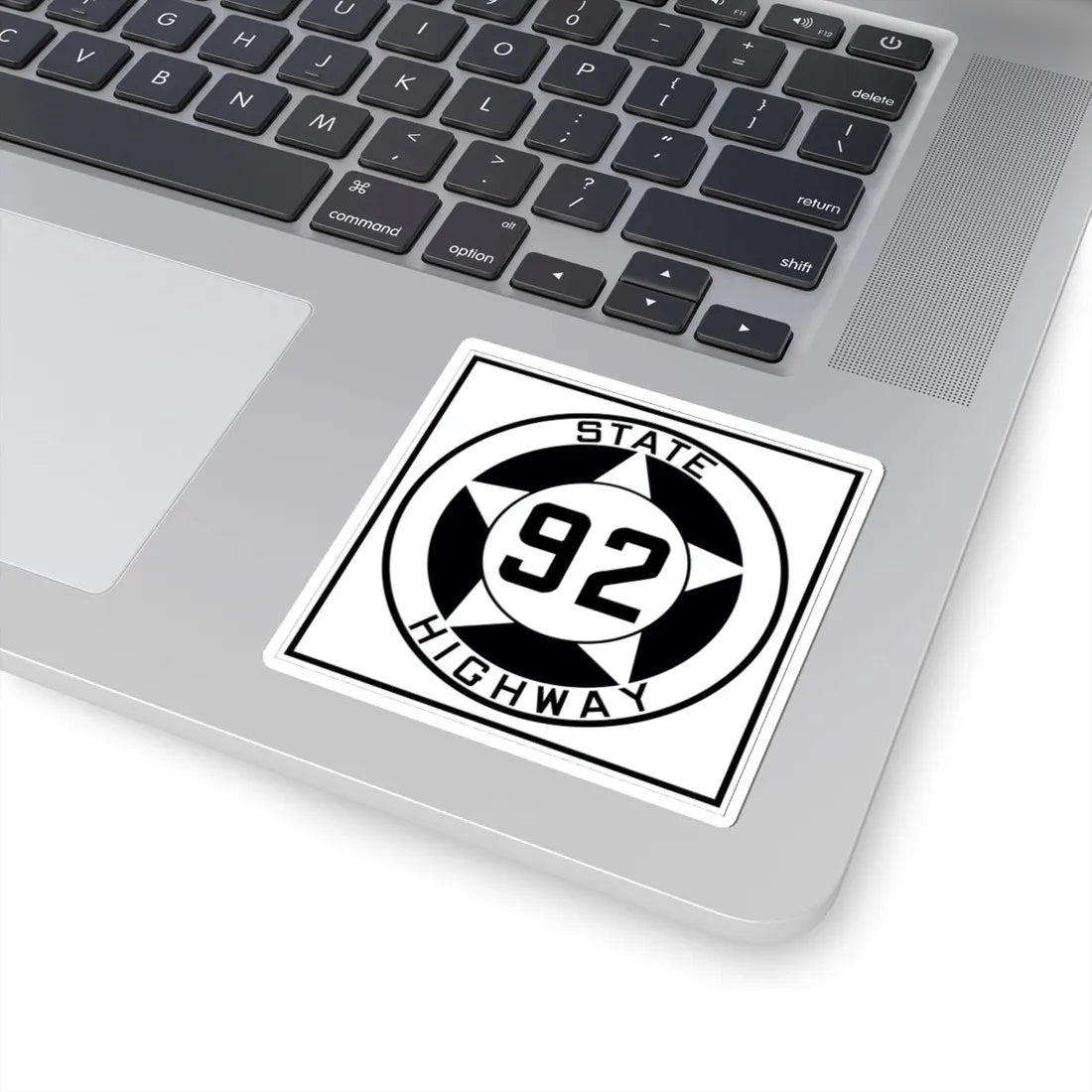 Texas 92 1935 (Texas) (Road Sign) STICKER Vinyl Kiss-Cut Decal - The Sticker Space
