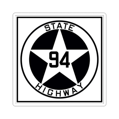 Texas 94 1917 (Texas) (Road Sign) STICKER Vinyl Kiss-Cut Decal 2 Inch White - The Sticker Space