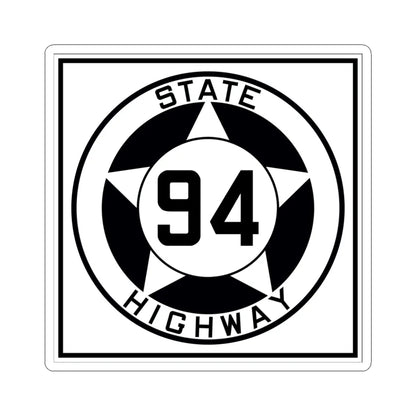 Texas 94 1935 (Texas) (Road Sign) STICKER Vinyl Kiss-Cut Decal 4 Inch White - The Sticker Space