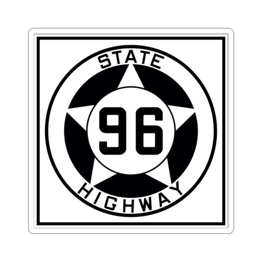 Texas 96 1935 (Texas) (Road Sign) STICKER Vinyl Kiss-Cut Decal 2 Inch White - The Sticker Space