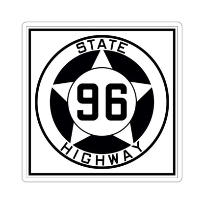 Texas 96 1935 (Texas) (Road Sign) STICKER Vinyl Kiss-Cut Decal 3 Inch White - The Sticker Space