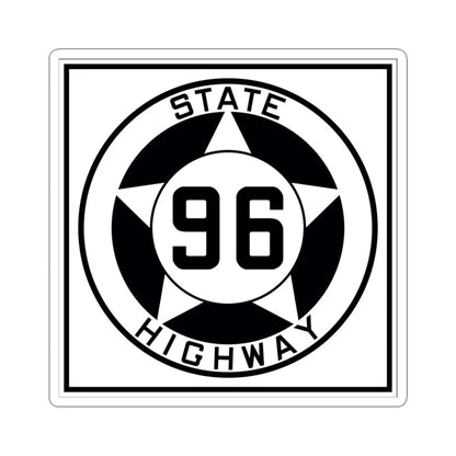 Texas 96 1935 (Texas) (Road Sign) STICKER Vinyl Kiss-Cut Decal 4 Inch White - The Sticker Space