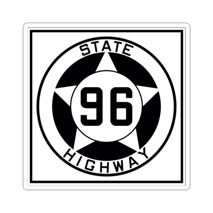 Texas 96 1935 (Texas) (Road Sign) STICKER Vinyl Kiss-Cut Decal 6 Inch White - The Sticker Space