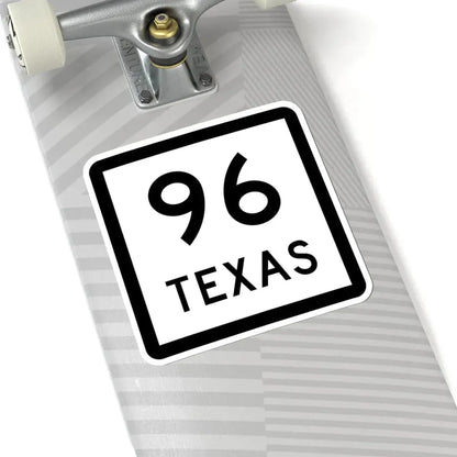 Texas 96 (Texas) (Road Sign) STICKER Vinyl Kiss-Cut Decal - The Sticker Space