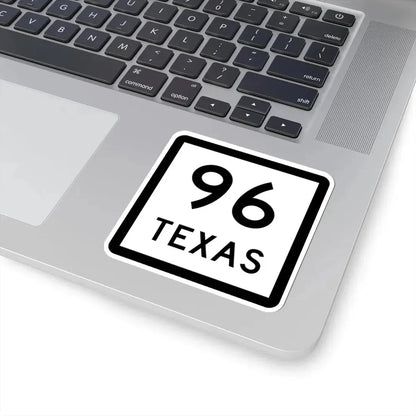 Texas 96 (Texas) (Road Sign) STICKER Vinyl Kiss-Cut Decal - The Sticker Space