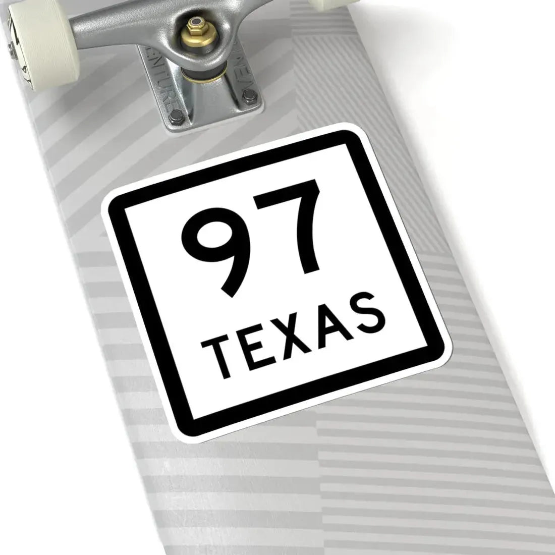 Texas 97 (Texas) (Road Sign) STICKER Vinyl Kiss-Cut Decal - The Sticker Space