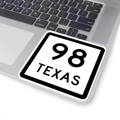 Texas 98 (Texas) (Road Sign) STICKER Vinyl Kiss-Cut Decal - The Sticker Space