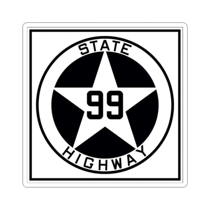 Texas 99 1917 (Texas) (Road Sign) STICKER Vinyl Kiss-Cut Decal 2 Inch White - The Sticker Space