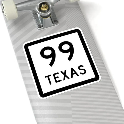 Texas 99 (Texas) (Road Sign) STICKER Vinyl Kiss-Cut Decal - The Sticker Space