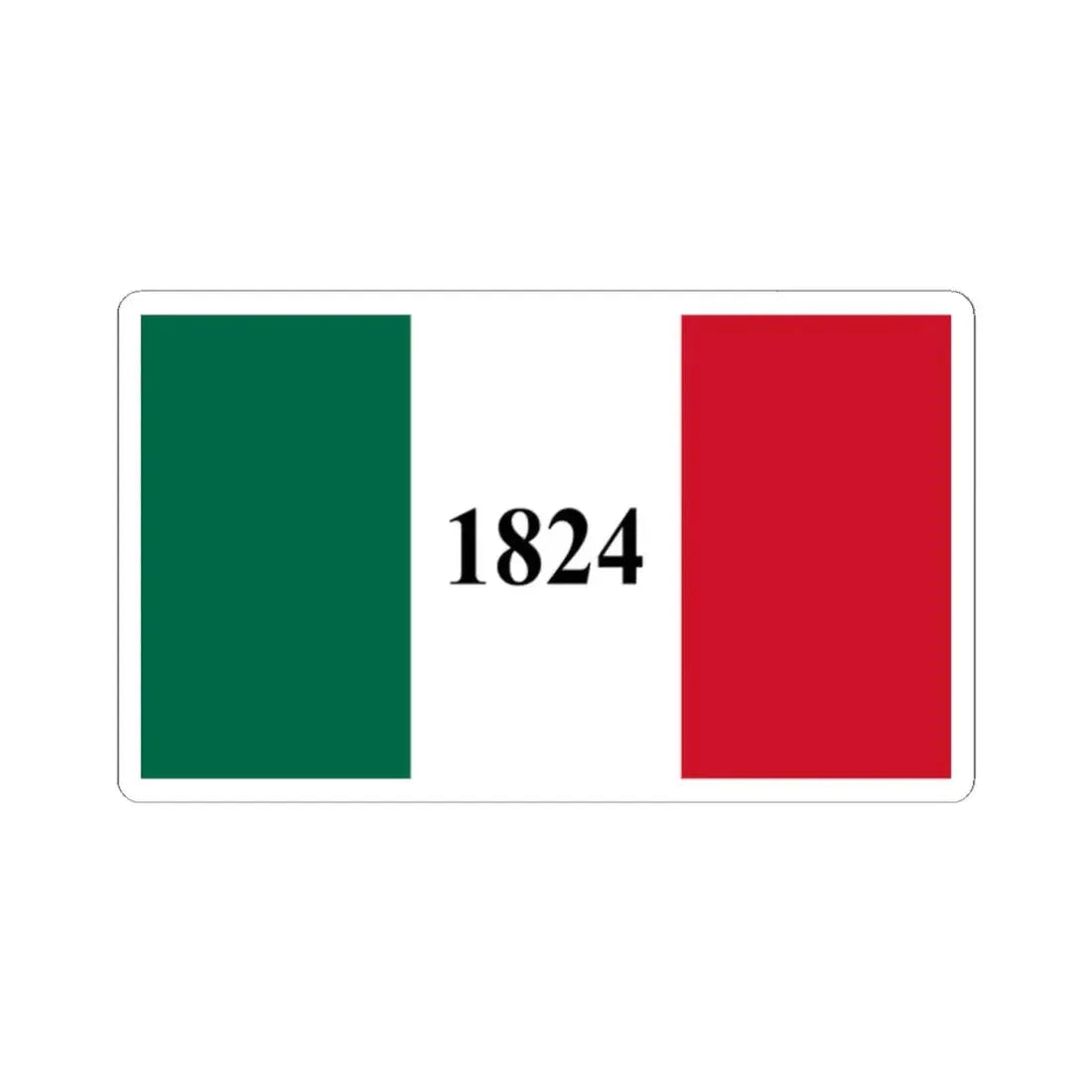 Texas Alamo Flag (United States) STICKER Vinyl Kiss-Cut Decal 2 Inch White - The Sticker Space