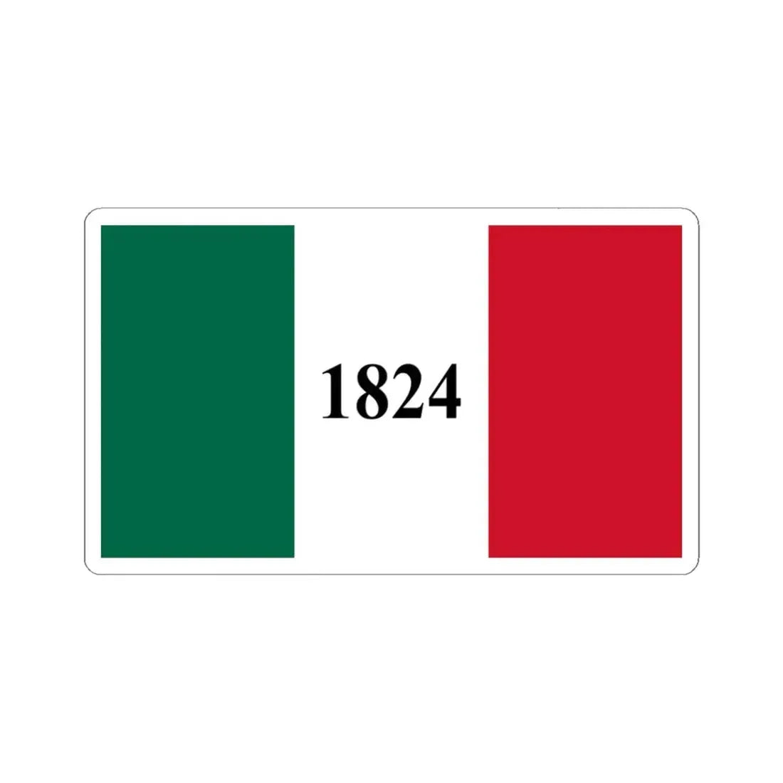 Texas Alamo Flag (United States) STICKER Vinyl Kiss-Cut Decal 3 Inch White - The Sticker Space