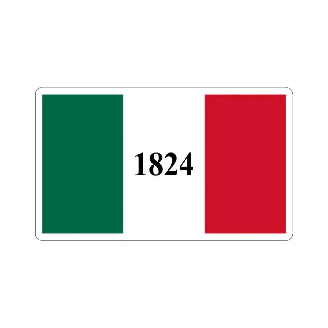 Texas Alamo Flag (United States) STICKER Vinyl Kiss-Cut Decal 6 Inch White - The Sticker Space