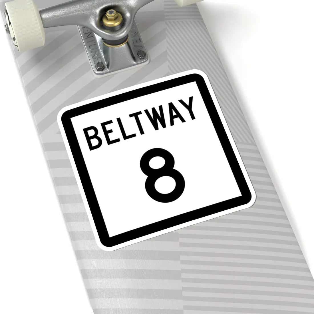 Texas Beltway 8 (Texas) (Road Sign) STICKER Vinyl Kiss-Cut Decal - The Sticker Space
