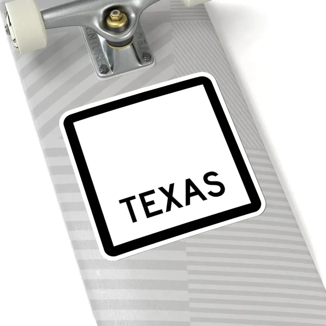 Texas blank (Texas) (Road Sign) STICKER Vinyl Kiss-Cut Decal - The Sticker Space