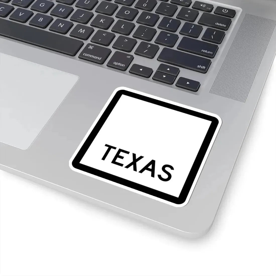 Texas blank (Texas) (Road Sign) STICKER Vinyl Kiss-Cut Decal - The Sticker Space
