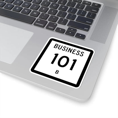 Texas Business 101-B (Texas) (Road Sign) STICKER Vinyl Kiss-Cut Decal - The Sticker Space