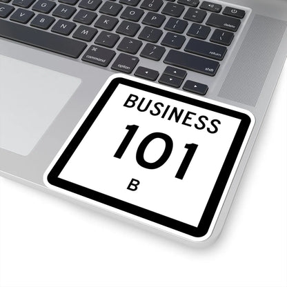 Texas Business 101-B (Texas) (Road Sign) STICKER Vinyl Kiss-Cut Decal - The Sticker Space