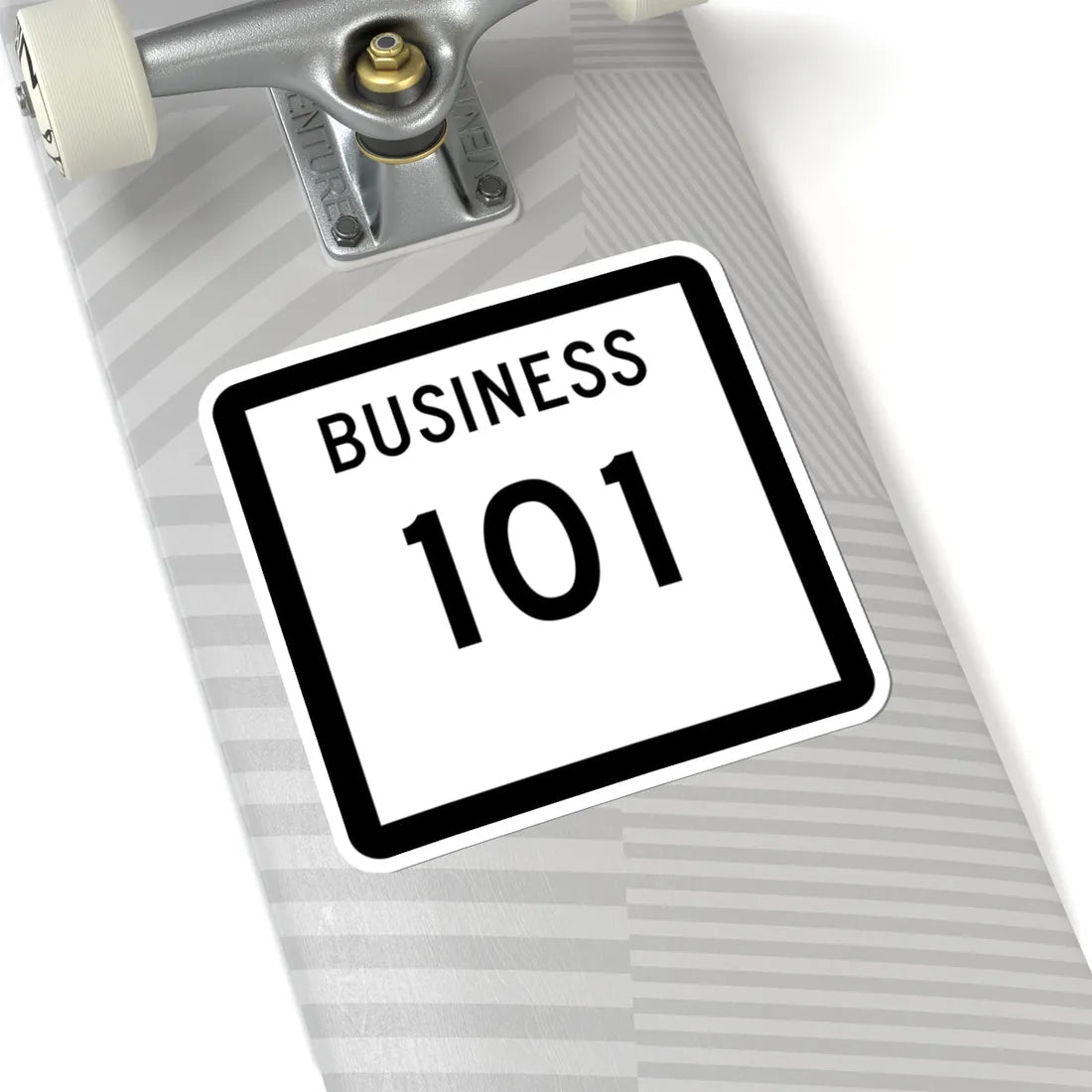Texas Business 101 (Texas) (Road Sign) STICKER Vinyl Kiss-Cut Decal - The Sticker Space