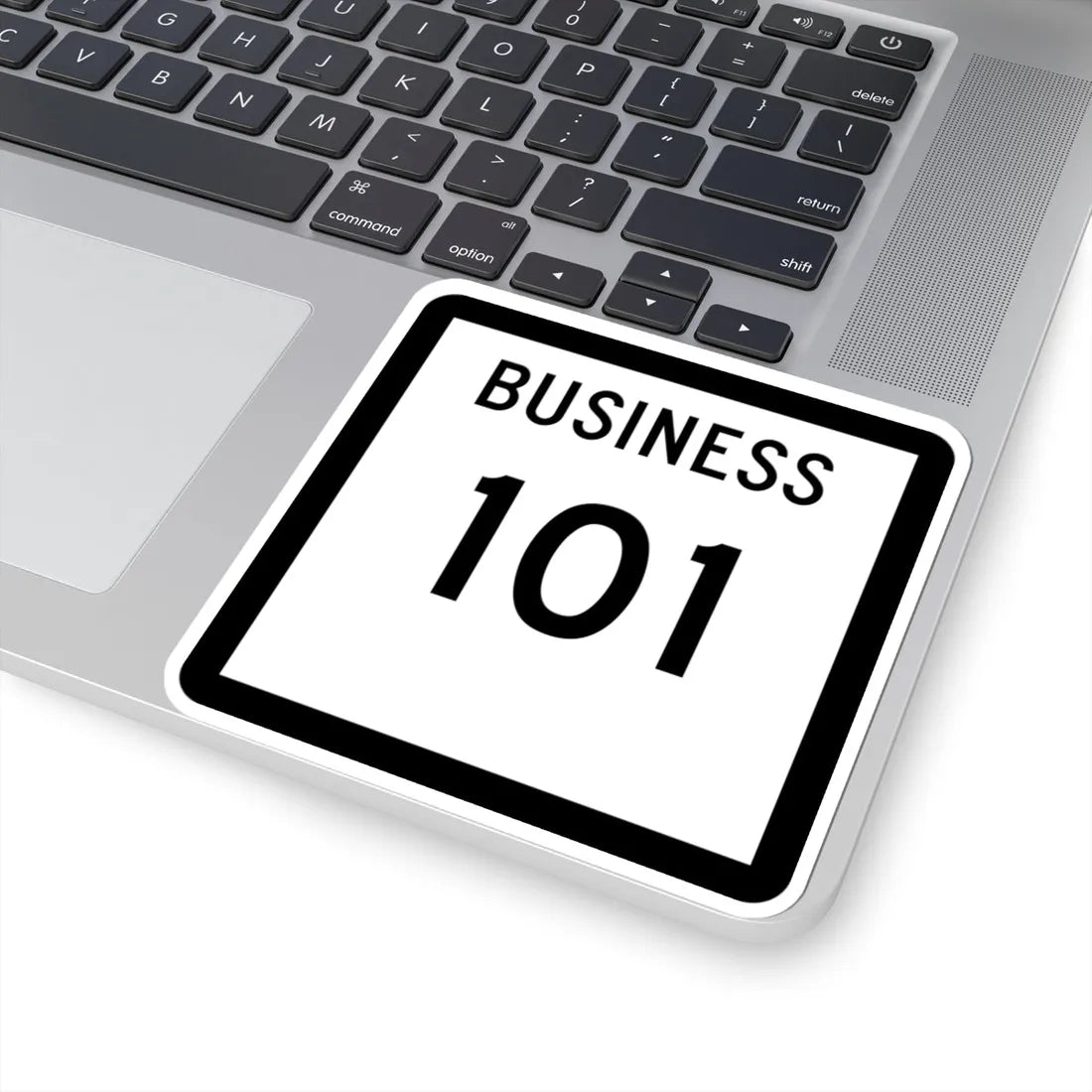 Texas Business 101 (Texas) (Road Sign) STICKER Vinyl Kiss-Cut Decal - The Sticker Space