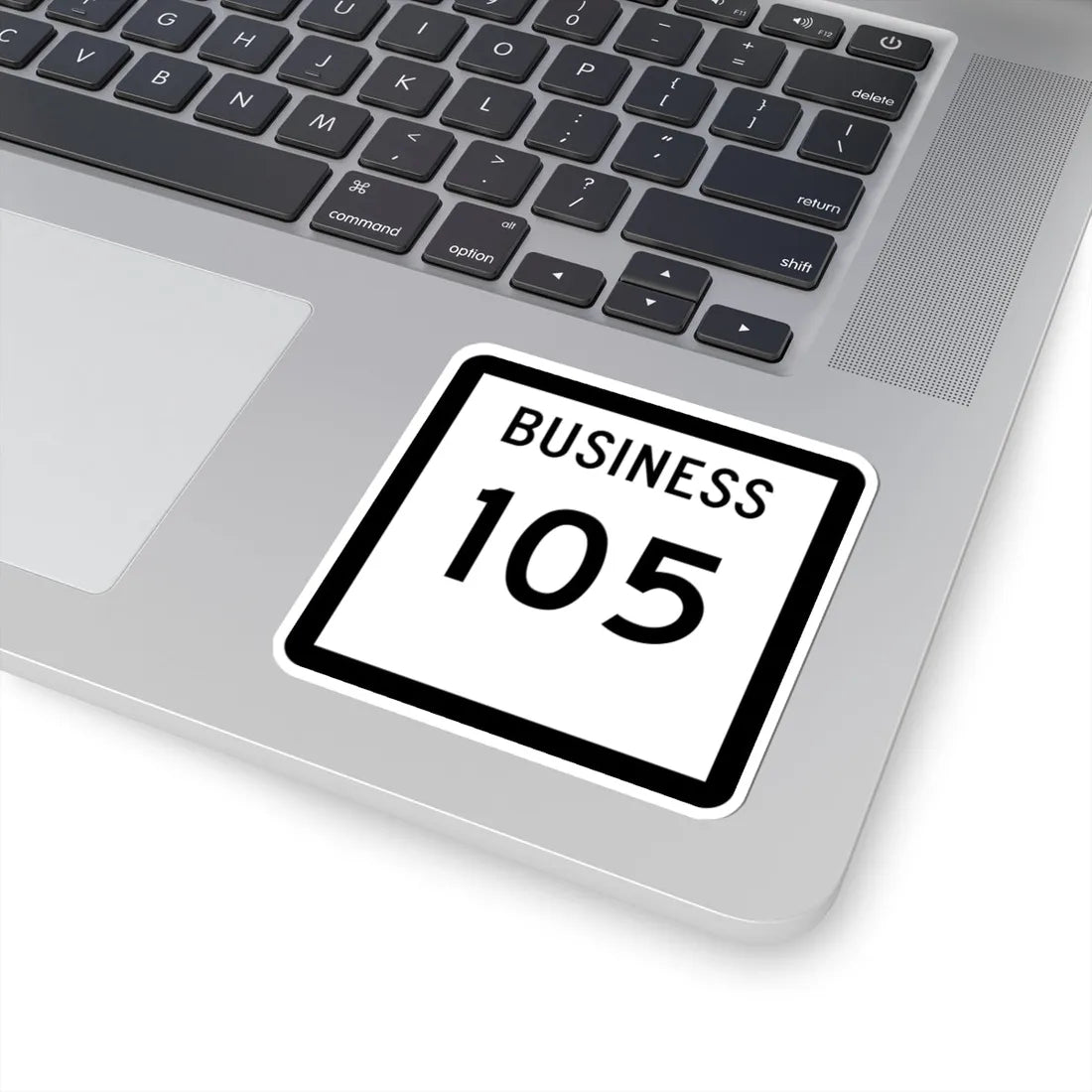 Texas Business 105 (Texas) (Road Sign) STICKER Vinyl Kiss-Cut Decal - The Sticker Space