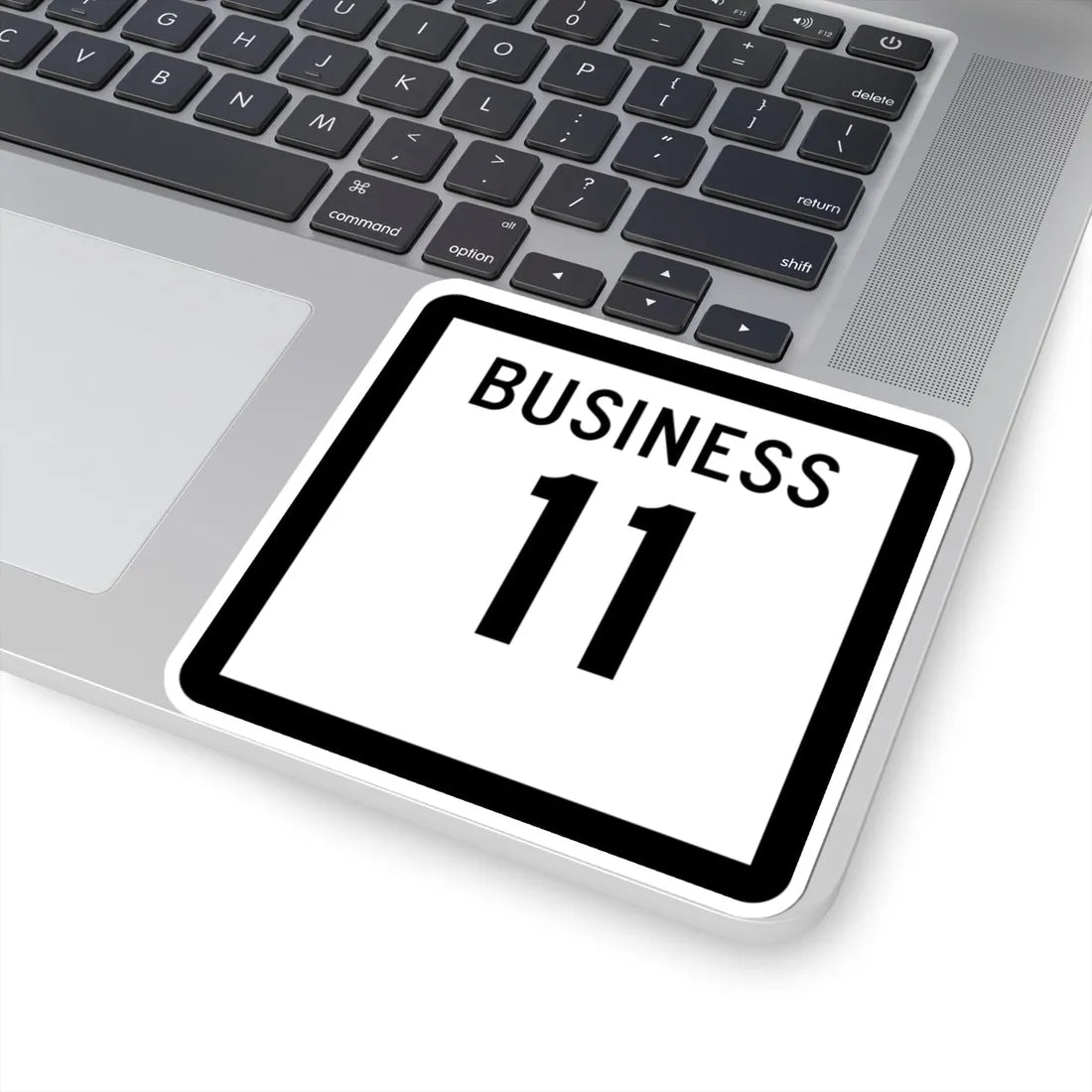 Texas Business 11 (Texas) (Road Sign) STICKER Vinyl Kiss-Cut Decal - The Sticker Space