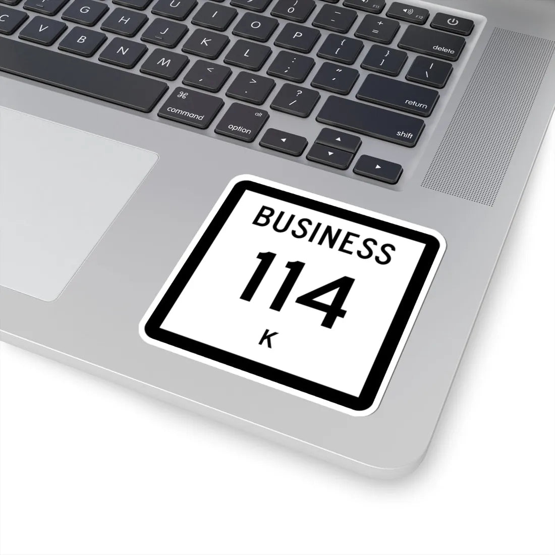 Texas Business 114-K (Texas) (Road Sign) STICKER Vinyl Kiss-Cut Decal - The Sticker Space