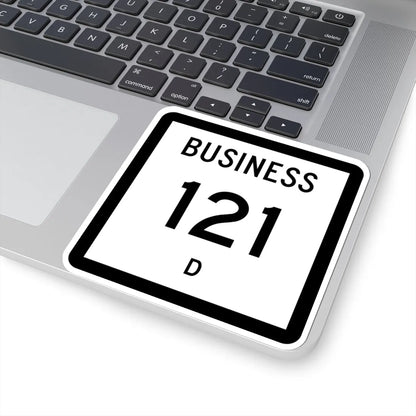 Texas Business 121-D (Texas) (Road Sign) STICKER Vinyl Kiss-Cut Decal - The Sticker Space