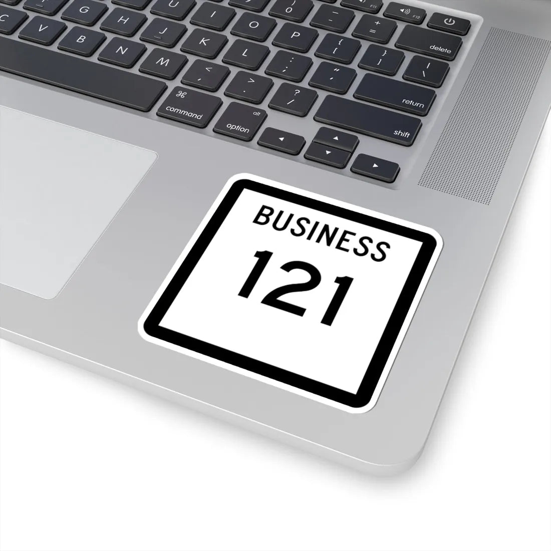 Texas Business 121 (Texas) (Road Sign) STICKER Vinyl Kiss-Cut Decal - The Sticker Space