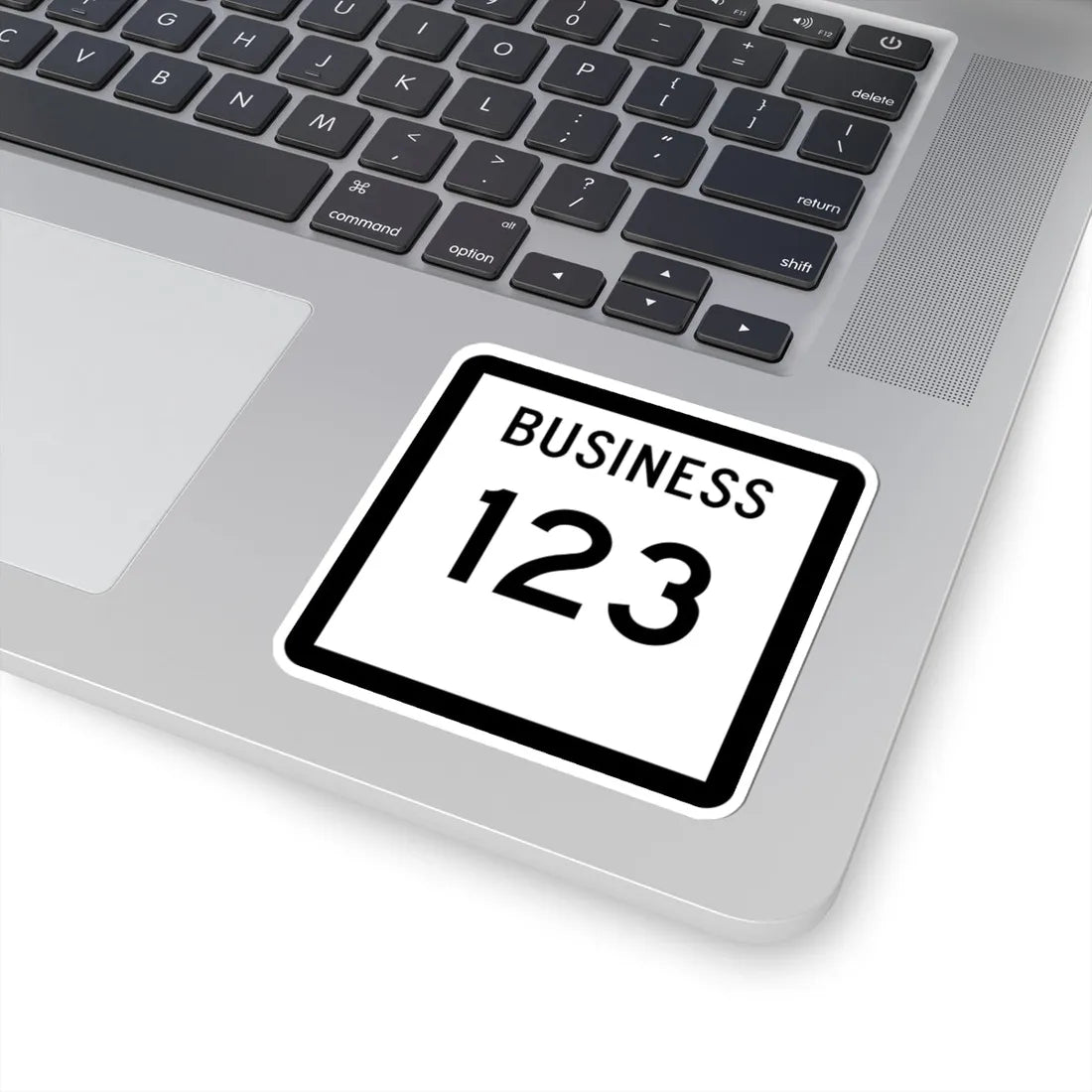 Texas Business 123 (Texas) (Road Sign) STICKER Vinyl Kiss-Cut Decal - The Sticker Space