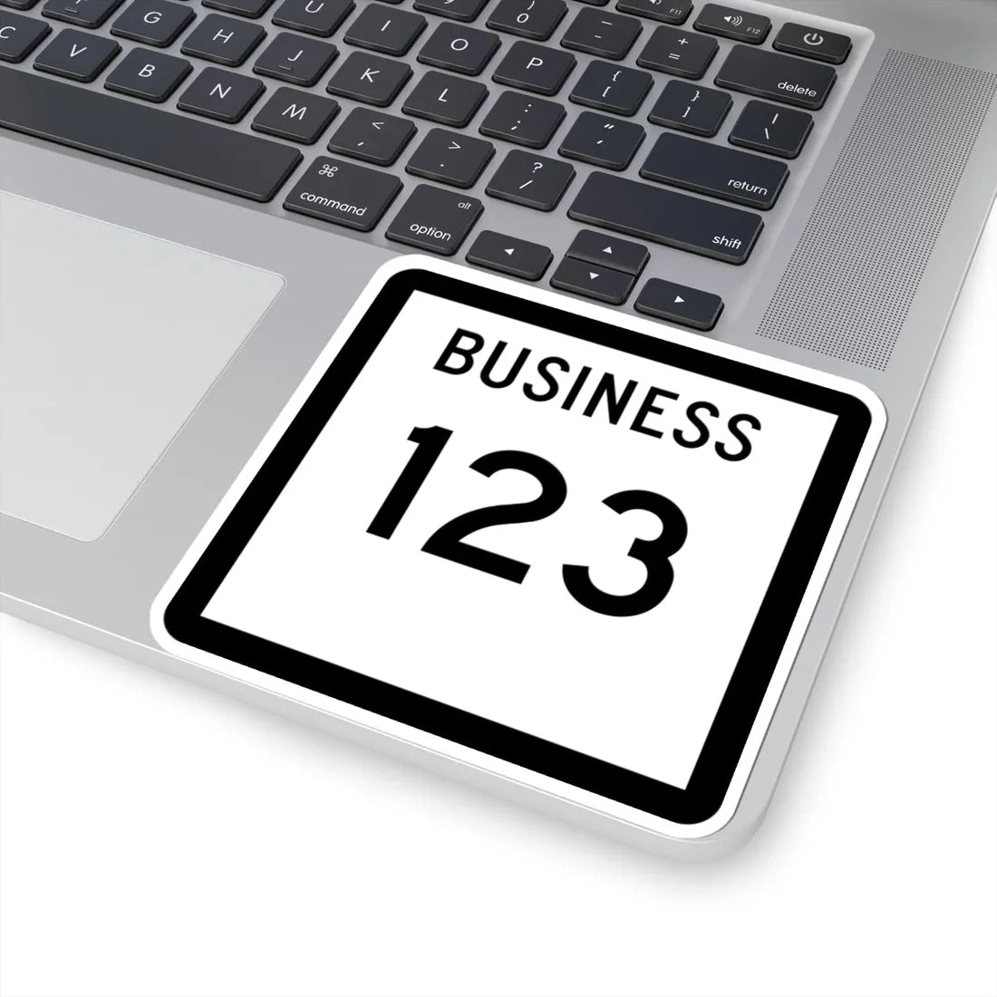 Texas Business 123 (Texas) (Road Sign) STICKER Vinyl Kiss-Cut Decal - The Sticker Space