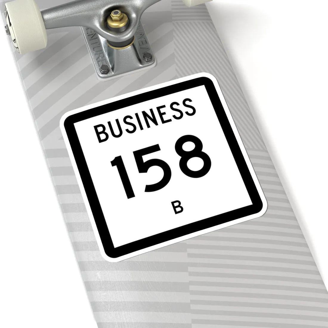 Texas Business 158-B (Texas) (Road Sign) STICKER Vinyl Kiss-Cut Decal - The Sticker Space