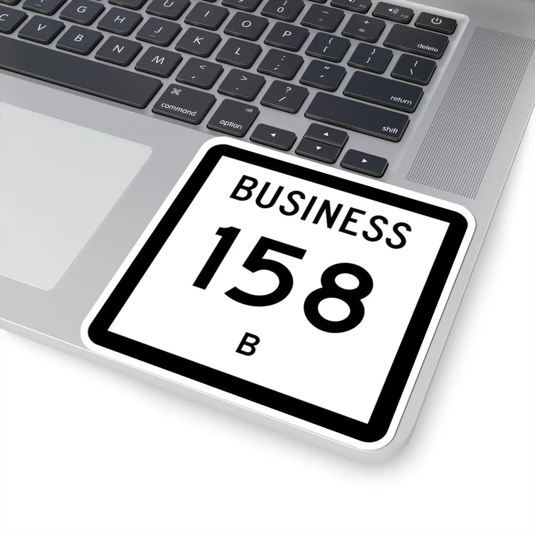 Texas Business 158-B (Texas) (Road Sign) STICKER Vinyl Kiss-Cut Decal - The Sticker Space