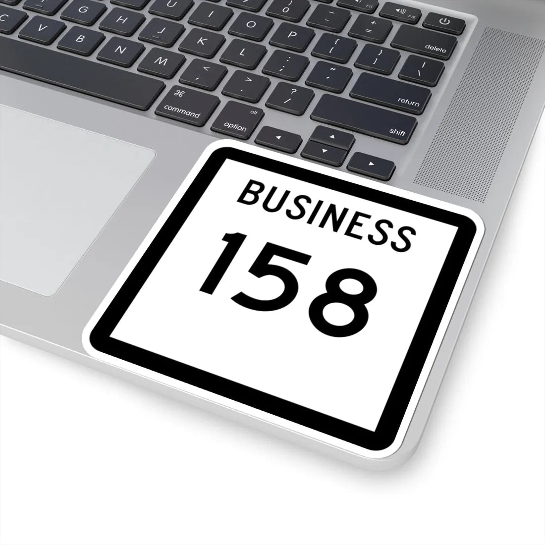 Texas Business 158 (Texas) (Road Sign) STICKER Vinyl Kiss-Cut Decal - The Sticker Space