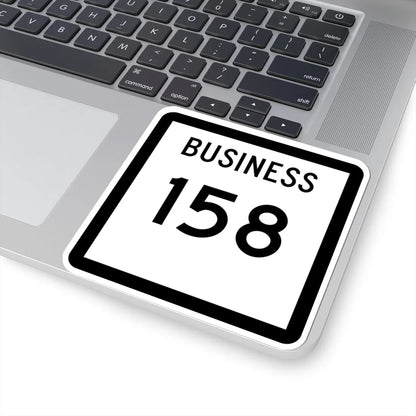 Texas Business 158 (Texas) (Road Sign) STICKER Vinyl Kiss-Cut Decal - The Sticker Space