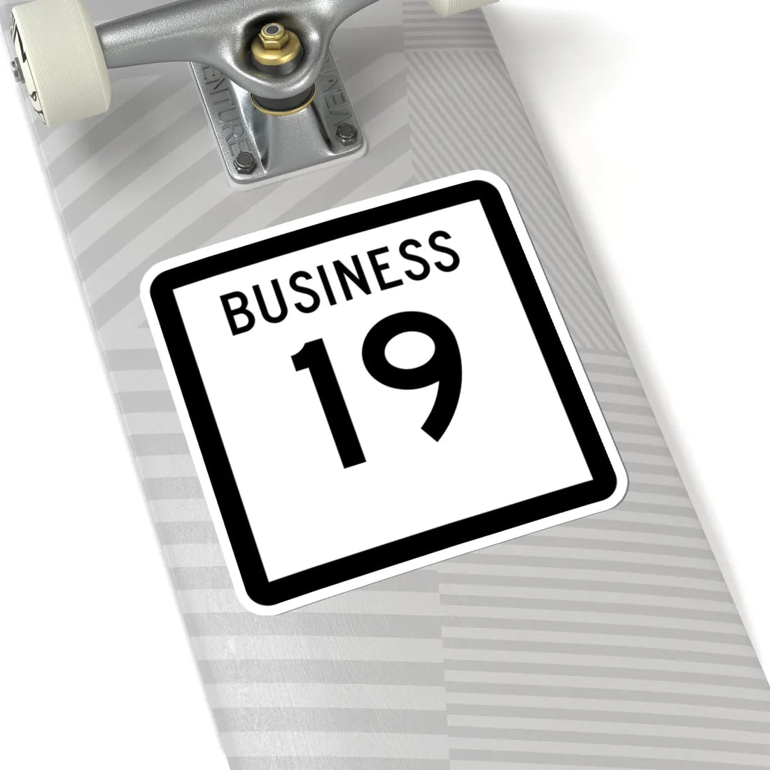 Texas Business 19 (Texas) (Road Sign) STICKER Vinyl Kiss-Cut Decal - The Sticker Space